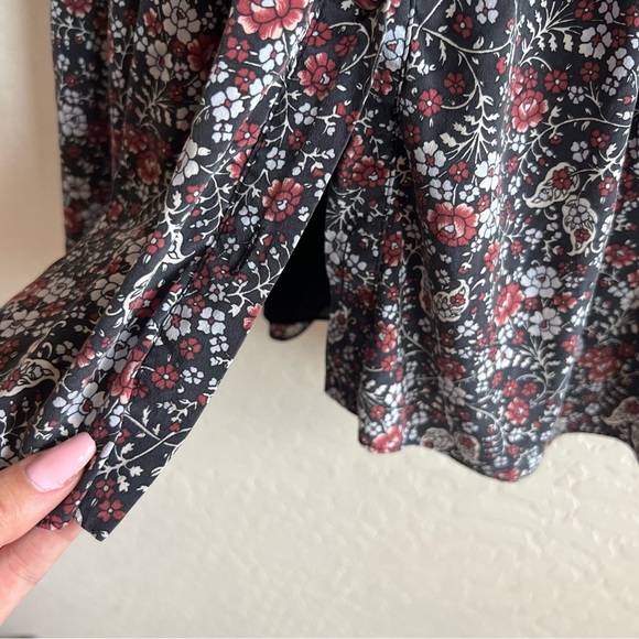 Veronica Beard Rory Floral Print Silk Dress - Picture 7 of 10